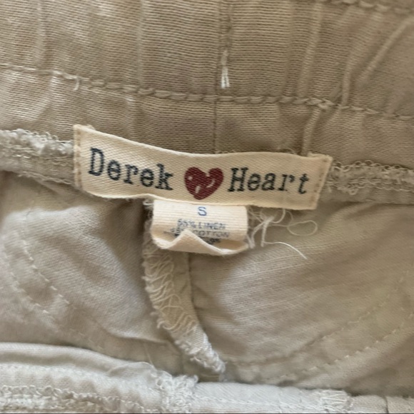 DEREK HEART - COTTON-LINEN PANTS - Picture 4 of 4